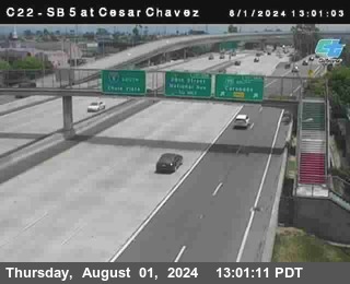 SB 5 at Cesar E Chaves Prkwy