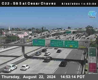 SB 5 at Cesar E Chaves Prkwy