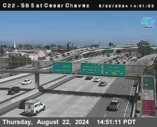 SB 5 at Cesar E Chaves Prkwy