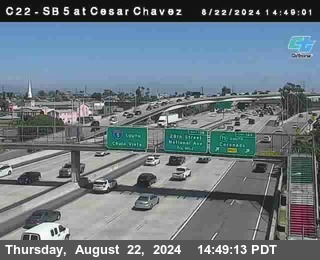 SB 5 at Cesar E Chaves Prkwy