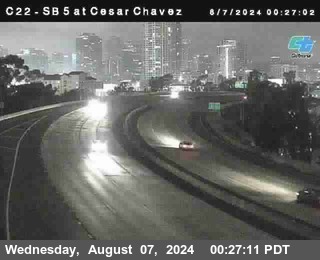 SB 5 at Cesar E Chaves Prkwy