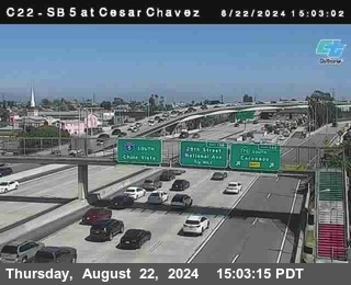 SB 5 at Cesar E Chaves Prkwy