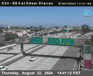 SB 5 at Cesar E Chaves Prkwy