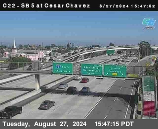 SB 5 at Cesar E Chaves Prkwy