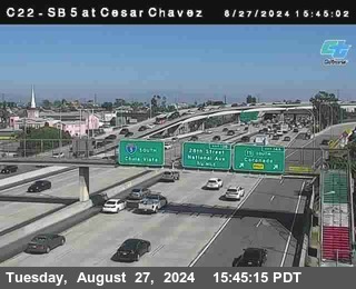 SB 5 at Cesar E Chaves Prkwy