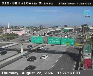 SB 5 at Cesar E Chaves Prkwy