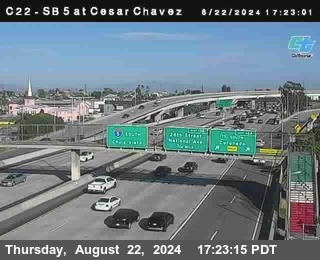 SB 5 at Cesar E Chaves Prkwy