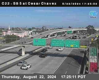 SB 5 at Cesar E Chaves Prkwy