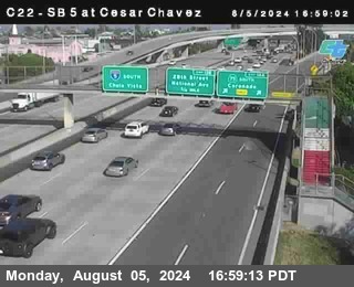 SB 5 at Cesar E Chaves Prkwy