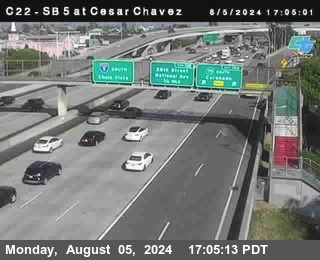 SB 5 at Cesar E Chaves Prkwy