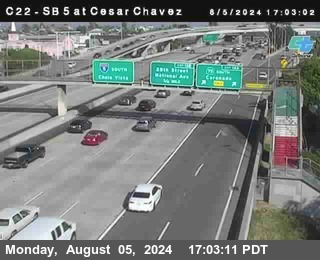 SB 5 at Cesar E Chaves Prkwy