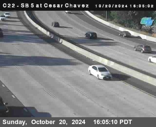 SB 5 at Cesar E Chaves Prkwy