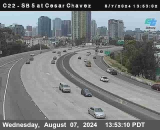 SB 5 at Cesar E Chaves Prkwy