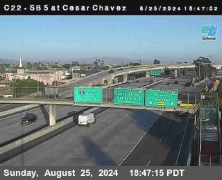 SB 5 at Cesar E Chaves Prkwy