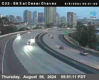 SB 5 at Cesar E Chaves Prkwy