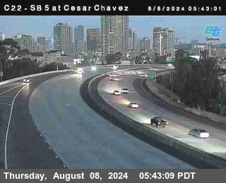 SB 5 at Cesar E Chaves Prkwy