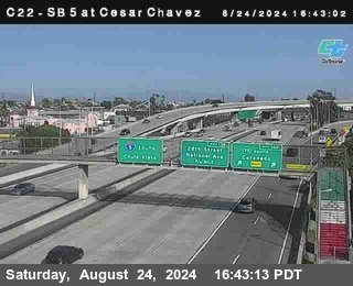 SB 5 at Cesar E Chaves Prkwy