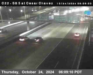 SB 5 at Cesar E Chaves Prkwy