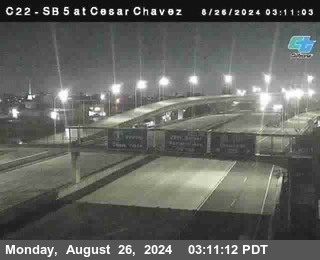 SB 5 at Cesar E Chaves Prkwy