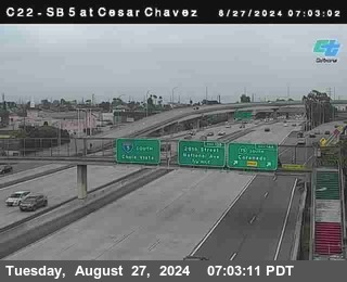 SB 5 at Cesar E Chaves Prkwy