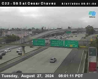 SB 5 at Cesar E Chaves Prkwy