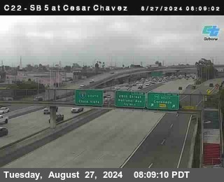 SB 5 at Cesar E Chaves Prkwy