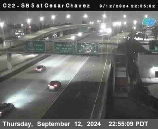 SB 5 at Cesar E Chaves Prkwy