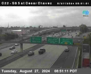 SB 5 at Cesar E Chaves Prkwy