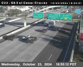 SB 5 at Cesar E Chaves Prkwy