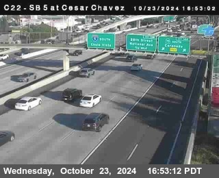 SB 5 at Cesar E Chaves Prkwy