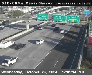 SB 5 at Cesar E Chaves Prkwy