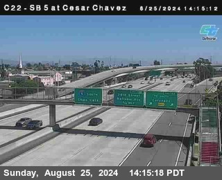 SB 5 at Cesar E Chaves Prkwy