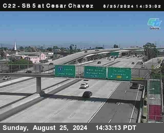 SB 5 at Cesar E Chaves Prkwy