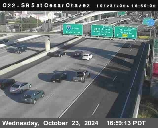 SB 5 at Cesar E Chaves Prkwy