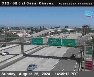 SB 5 at Cesar E Chaves Prkwy