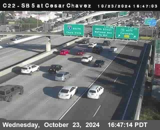 SB 5 at Cesar E Chaves Prkwy