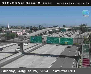 SB 5 at Cesar E Chaves Prkwy