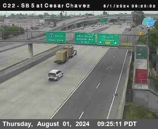 SB 5 at Cesar E Chaves Prkwy