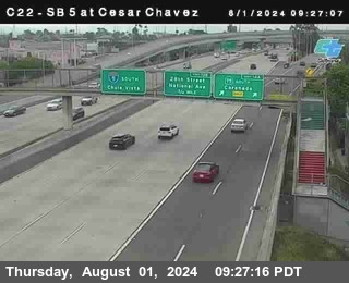 SB 5 at Cesar E Chaves Prkwy