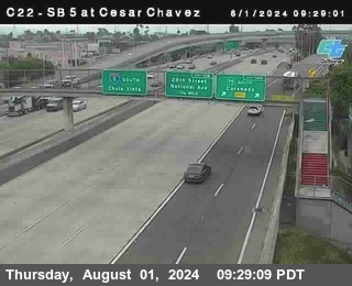 SB 5 at Cesar E Chaves Prkwy