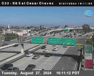 SB 5 at Cesar E Chaves Prkwy