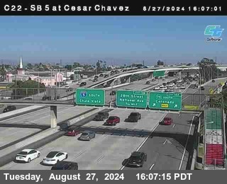 SB 5 at Cesar E Chaves Prkwy