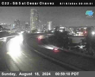 SB 5 at Cesar E Chaves Prkwy