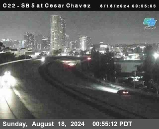 SB 5 at Cesar E Chaves Prkwy