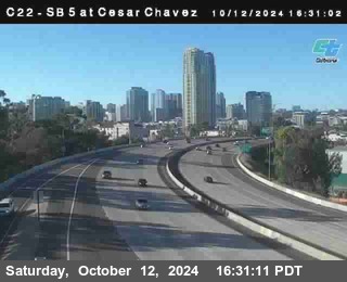 SB 5 at Cesar E Chaves Prkwy