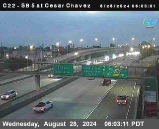 SB 5 at Cesar E Chaves Prkwy