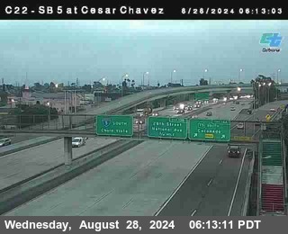 SB 5 at Cesar E Chaves Prkwy