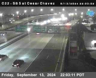 SB 5 at Cesar E Chaves Prkwy