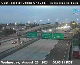 SB 5 at Cesar E Chaves Prkwy