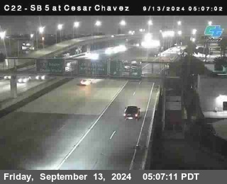 SB 5 at Cesar E Chaves Prkwy